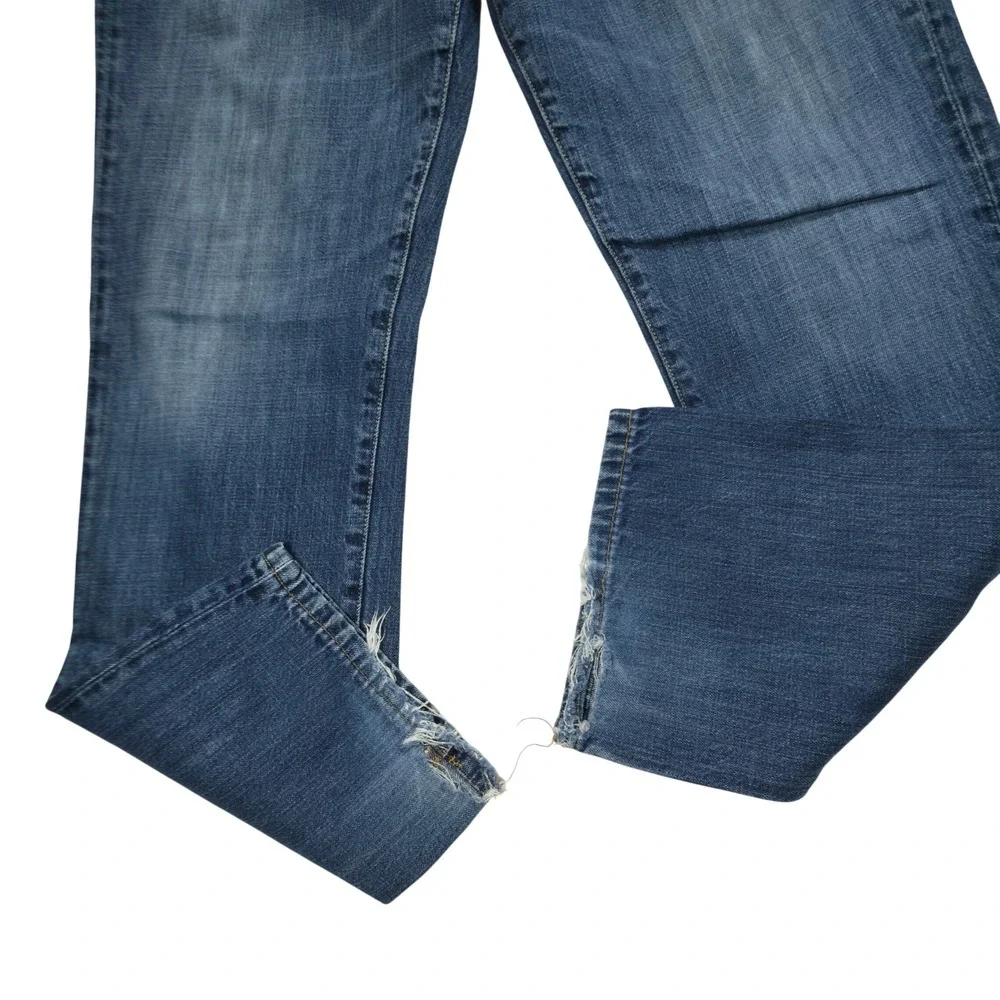 Lucky Brand 221 Original Straight Mens Blue Denim‎ Jeans 34x32 Button Fly